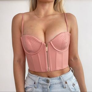 Oh Polly Zip Into Shape Leather Corset